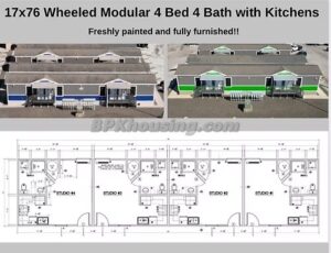 floor plan of a 4 bedroom gov housing military contractor housing